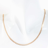 Цепь золото 585, общий вес - 6.21 г, чистый вес - 6.21 г, 51 см