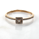 Кольцо золото 585, общий вес - 1.73 г, чистый вес - 1.438 г