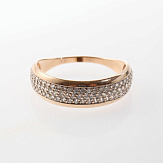 Кольцо золото 585, общий вес - 1.64 г, чистый вес - 1.31 г