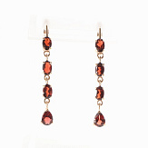 Серьга золото 585, общий вес - 2.32 г, чистый вес - 1.05 г