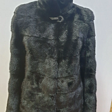 Меховое полупальто, норка, размер 46