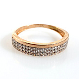 Кольцо золото 585, общий вес - 1.75 г, чистый вес - 1.552 г