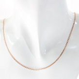 Цепь золото 585, общий вес - 2 г, чистый вес - 2 г, 40 см